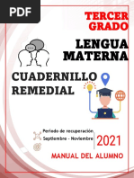 3° Español - Cuadernillo Remedial - Alumno