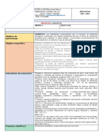 Proyecto Cientifico 2 Semana 11 - 3 de Septimbre