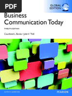 Business Communication Today: Global Edition