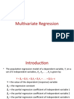 Multivariate Regression