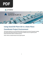 Using Plant 3D in A State Plane Coordinate Project Environment