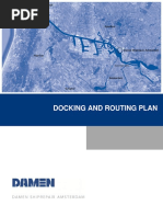 Docking and Routing Plan Damen Shiprepair Amsterdam