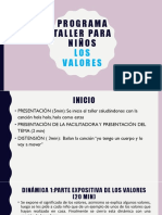 Programa T Virtual. Los Valores