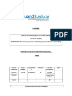 Dimensión Filosófica de La Educación - Propuesta 2021