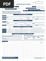 Manifestación de Predio: Fecha