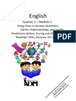 English: Quarter 3 - Module 1