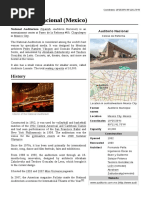 Auditorio Nacional (Mexico) : History