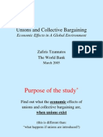 Unions and Collective Bargaining: Economic Effects in A Global Environment