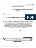 Descargar Certificado de Medidas Correctivas 2021 - Policia Nacional