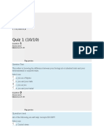 OED NSTP I Prelims Quiz 1 (10/10) : Answer Saved Marked Out of 1.00