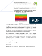 Determinacion Del Indice de Calidad de Aire de La Actividad Ladrillera - San Jeronimo, Cusco