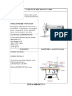 Ficha Tecnica de Maquina Plana