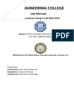 DS - Lab (KCS-351) Manual