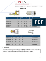 68 Series, Hydraulic Quick Coupling (Carbon Steel) Iso-7241-A Ball Type