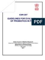 Probiotics Guidelines