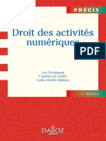 Droit Des Activités Numérique