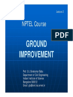 NPTEL Course: Ground Improvement