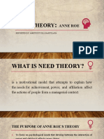 Need Theory - Anne Roe