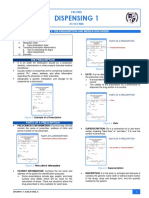 Dispensing 1: Unit 3: The Prescription and Medication Order