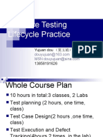 Software Testing Lifecycle Practice: Yujuan dou （窦玉娟）