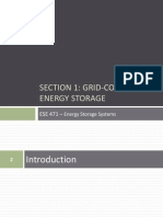 Section 1 Grid Connected Energy Storage