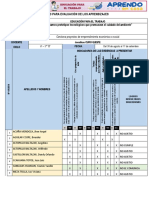 Lista de Cotejo 3B