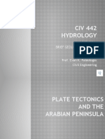 CIV 442 Hydrology: Brief Geology of The Uae