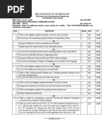 Rns Institute of Technology: Electronics and Communication Engineering