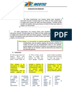 Evaluación de Digitación - Viernes