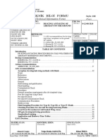 De-Anti Icing of Aircraft On The Ground-Technical Information Form