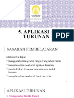 03 Aplikasi Turunan