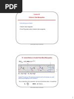 Dielectric Slab Waveguides: in This Lecture You Will Learn