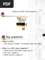 Design and UML Class Diagrams