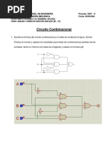 MT127-A-Informe-Circuitos Combinacionales - Aldo Jose Felix Mayhua