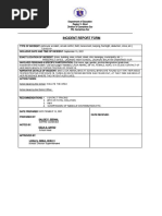 Incident Report Form: 4. Suspension of Module Distribution Etc