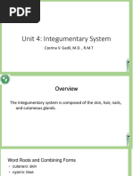 Unit 4: Integumentary System: Czerina V. Gadil, M.D., R.M.T