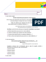 Lingua Portuguesa - Avaliacao - Projeto Apis Lingua Portuguesa - 5o Ano - 3o Bimestre 2018 2017