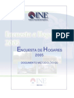 Ncuesta de Ogares 2005: Documento Metodológico