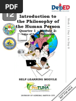 Introduction To Philosophy of The Human Person Module 2