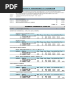 Presupuesto Desagregado de Liquidacion