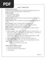 Economics Class 11 Notes Chapter Correlation