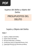 TEMA - 8 - Sujeto y Objeto Del Delito