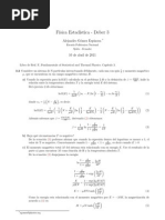 Fisica Estadistica - Reif Capitulo 3