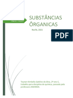 Substâncias Ôrganicas