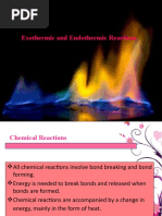 Exothermic and Endothermic Reactions 