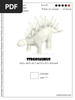 Stegosaurus: Level Time To Create 16 Hour