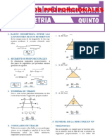 Segmentos Proporcionales para Quinto Grado de Secundaria