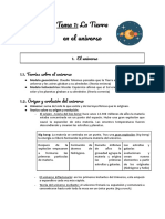 Tema 1: La Tierra en El Universo