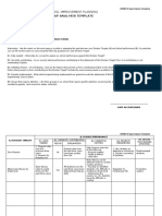 SIP Annex 3 - Gap Analysis Template