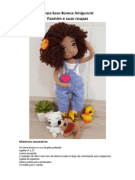 Yasmim e Suas Roupas: Corpo Base Boneca Amigurumi